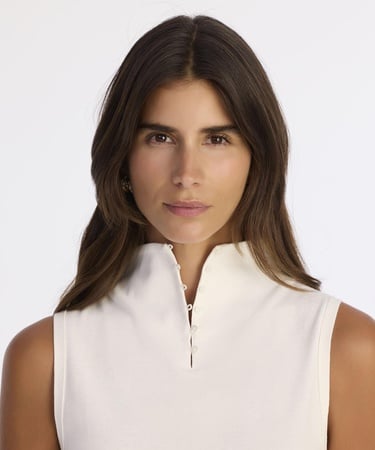  YARGICI Regular Yarım Balıkçı Yaka Kolsuz Kazak