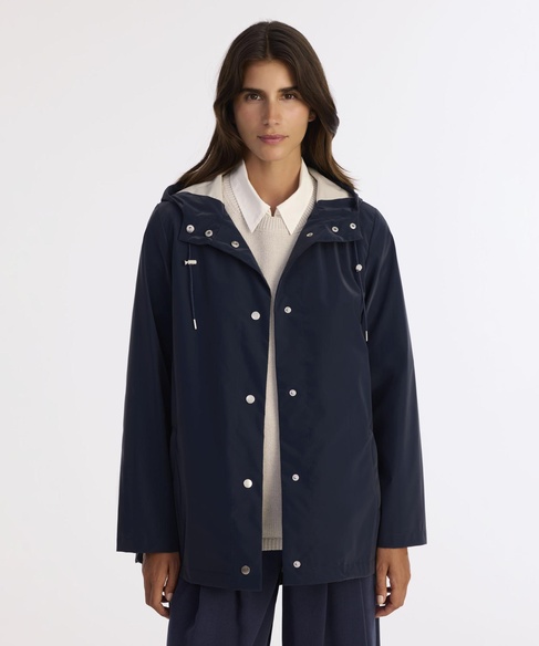  YARGICI Loose Kapüşonlu Yaka Uzun Kol Yağmurluk