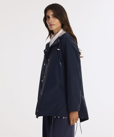  YARGICI Loose Kapüşonlu Yaka Uzun Kol Yağmurluk