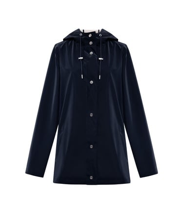  YARGICI Loose Kapüşonlu Yaka Uzun Kol Yağmurluk