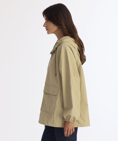  YARGICI Loose Kapüşonlu Yaka Uzun Kol Yağmurluk