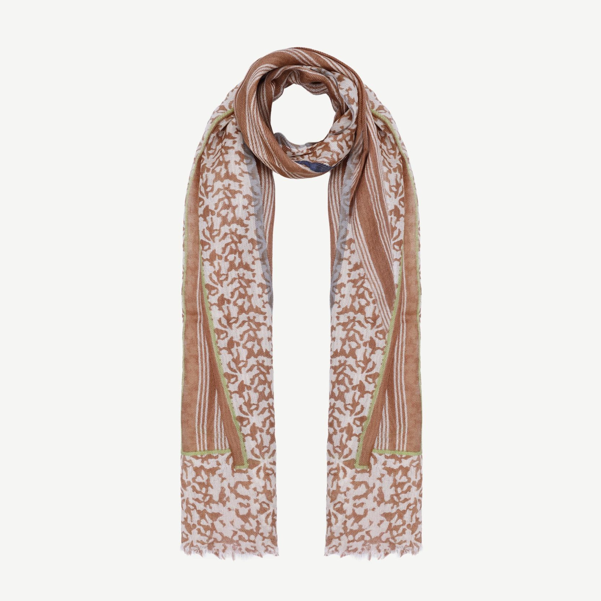 YARGICI Tensel Karışımlı Ve Çizgili Şal