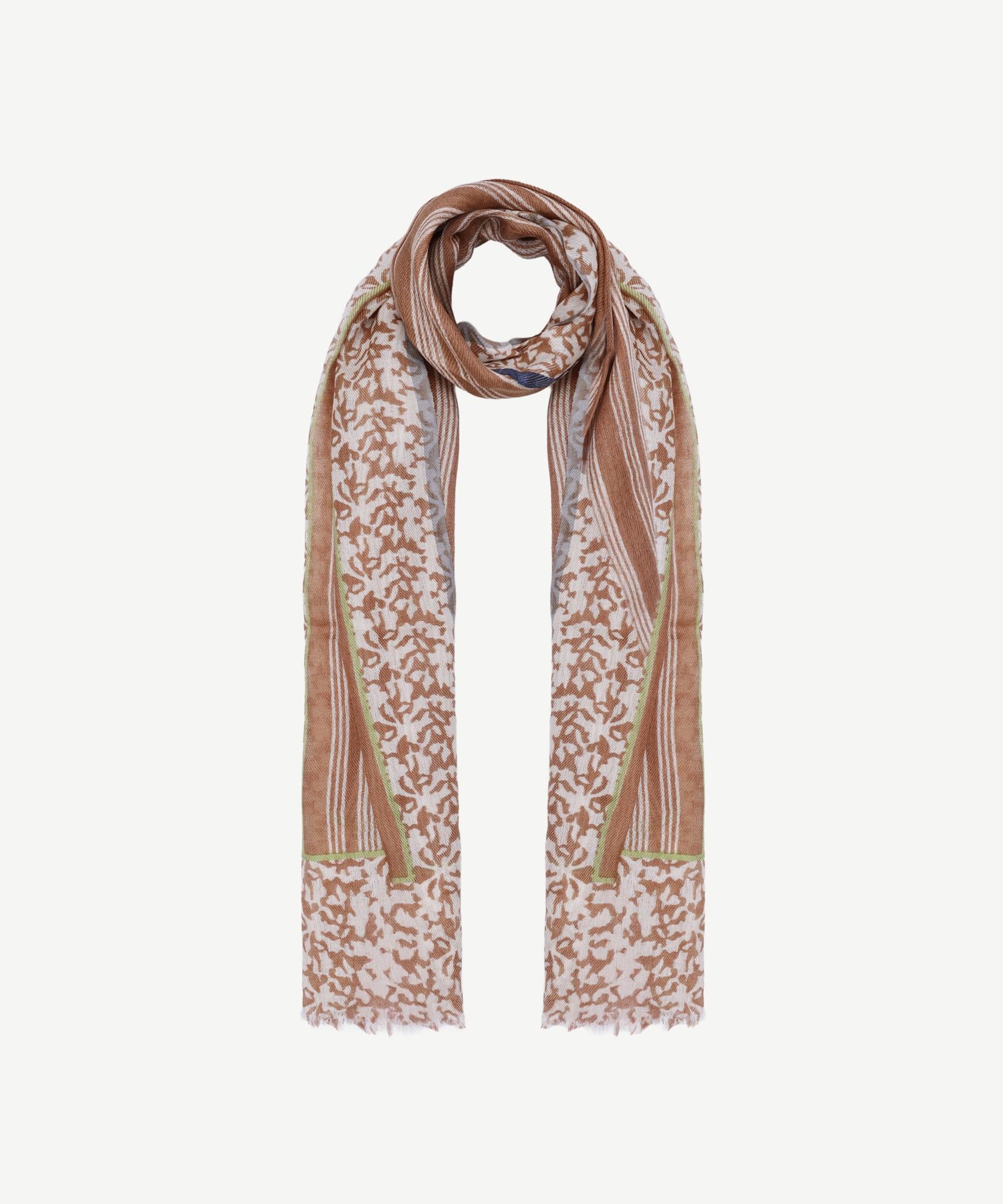  YARGICI Tensel Karışımlı Ve Çizgili Şal