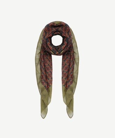  YARGICI Karışık Desenli Yün Şal