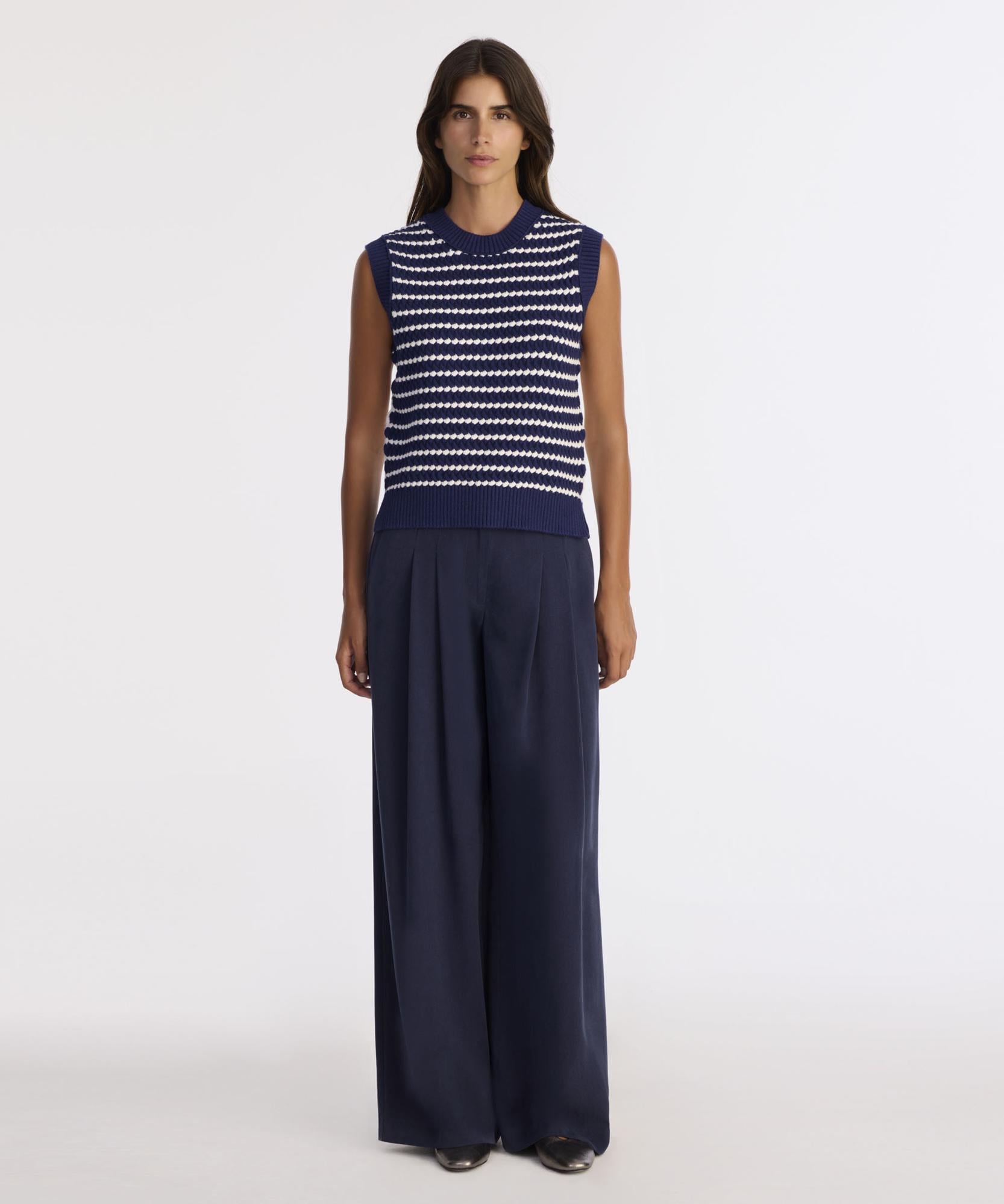  YARGICI Regular Bisiklet Yaka Kolsuz Kazak