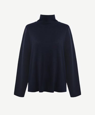  YARGICI Geniş Balıkçı Yaka Uzun Kol Kazak