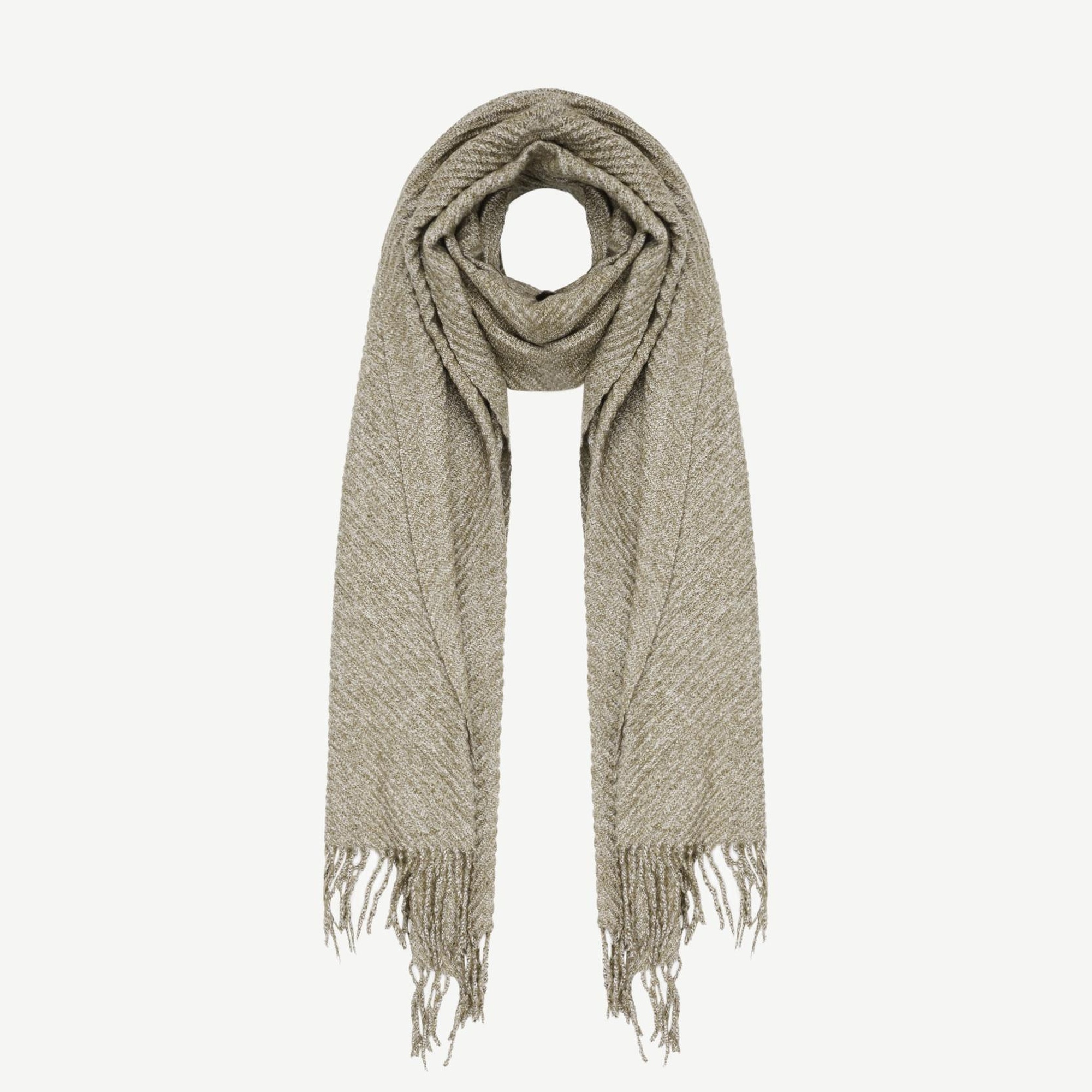 YARGICI Geometrik Desenli Şal