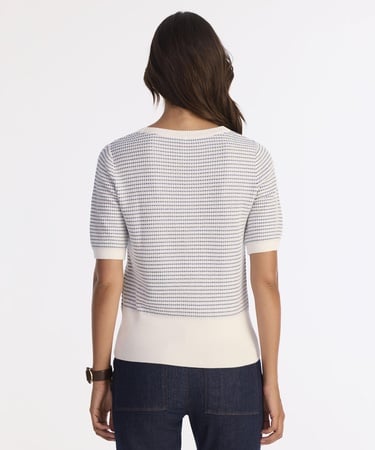  YARGICI Regular Bisiklet Yaka Kısa Kol Kazak