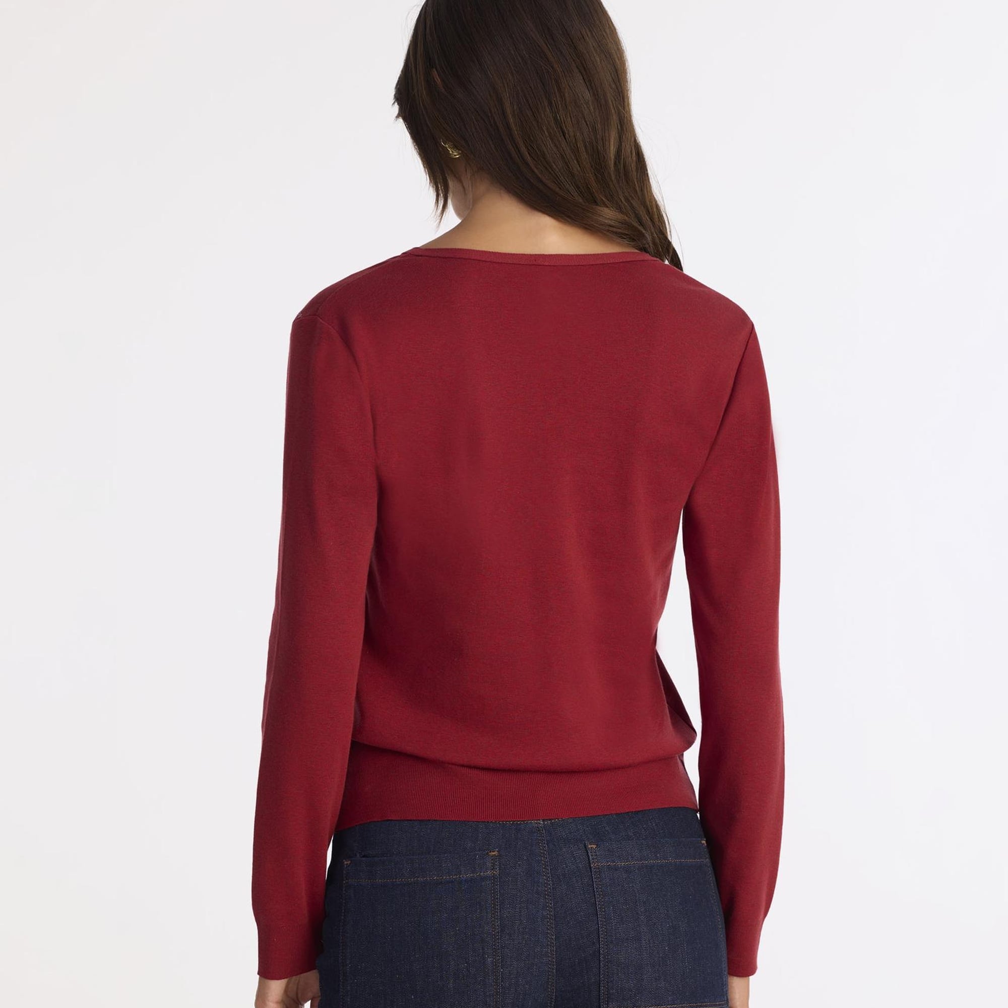 YARGICI Regular V Yaka Uzun Kol Kazak