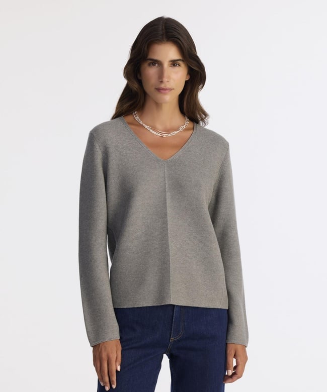  YARGICI Regular V Yaka Uzun Kol Kazak