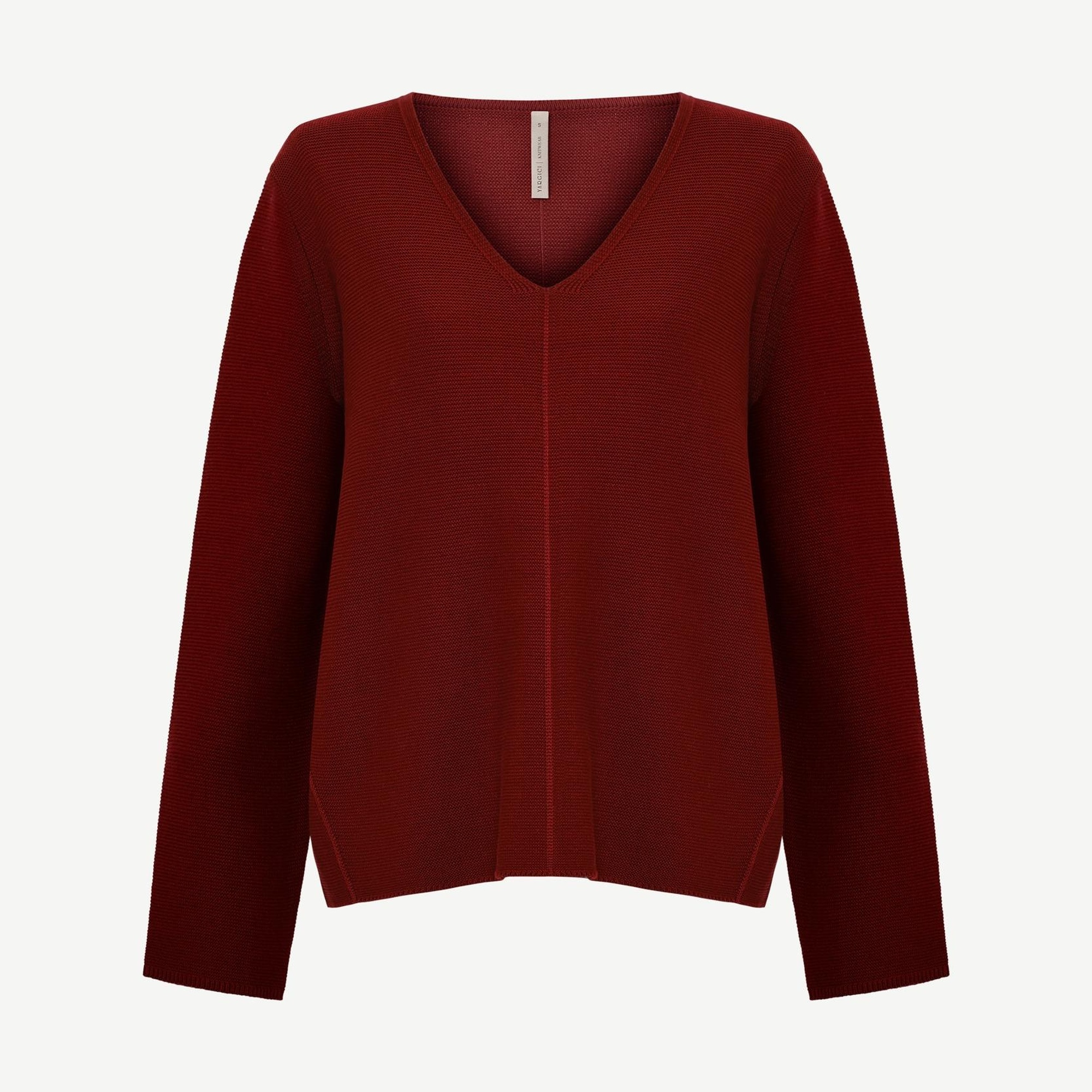 YARGICI Regular V Yaka Uzun Kol Kazak