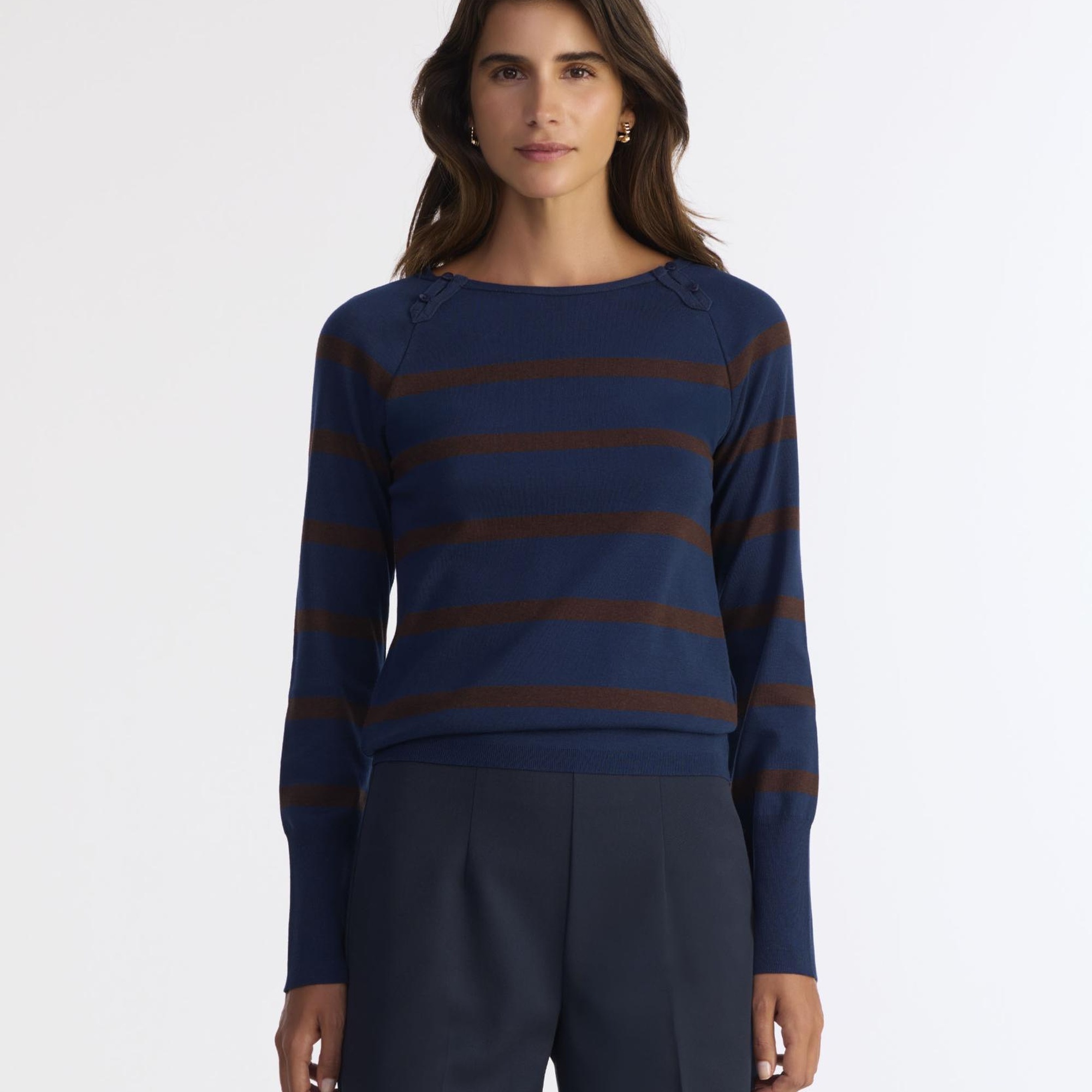 YARGICI Regular Kayık Yaka Uzun Kol Kazak