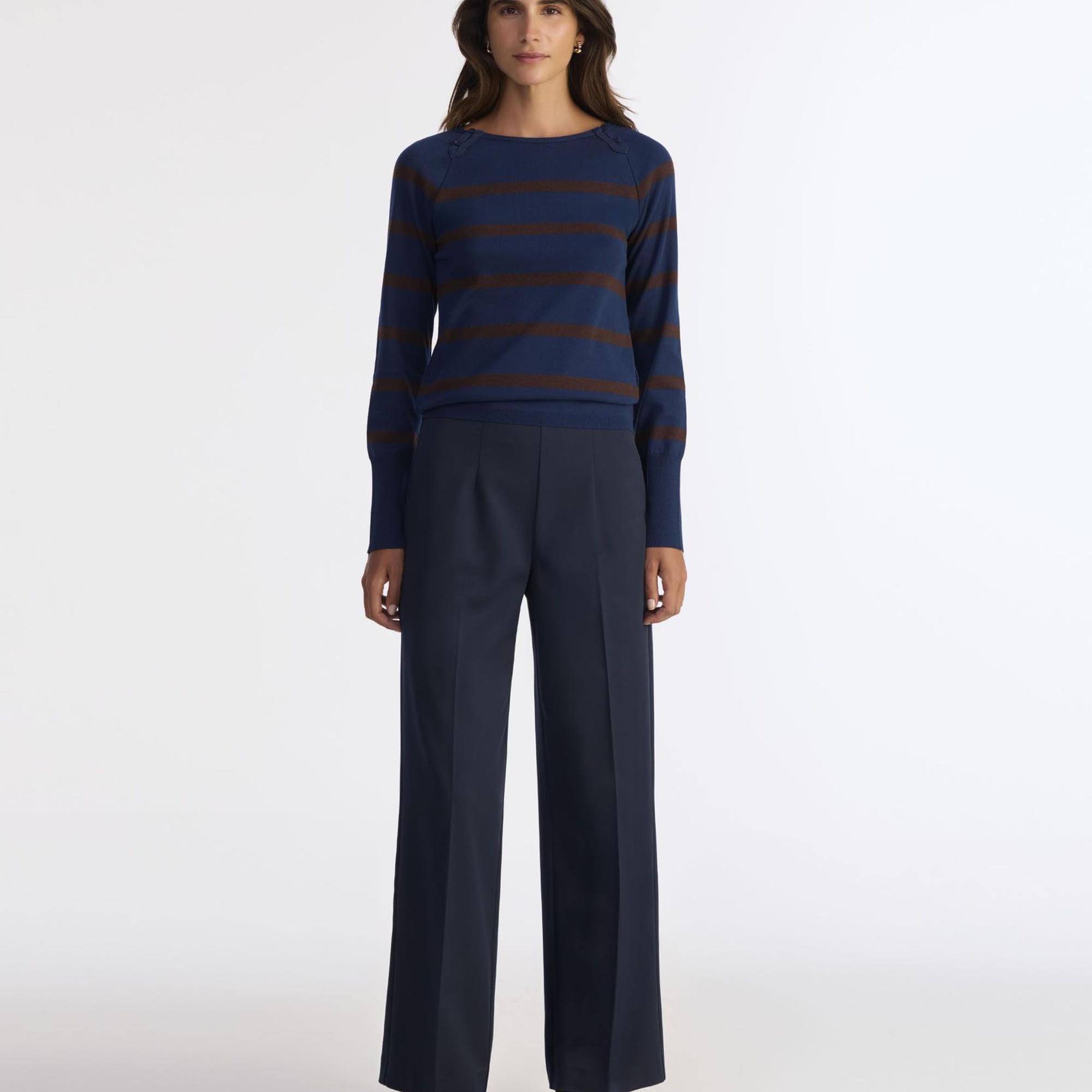 YARGICI Regular Kayık Yaka Uzun Kol Kazak