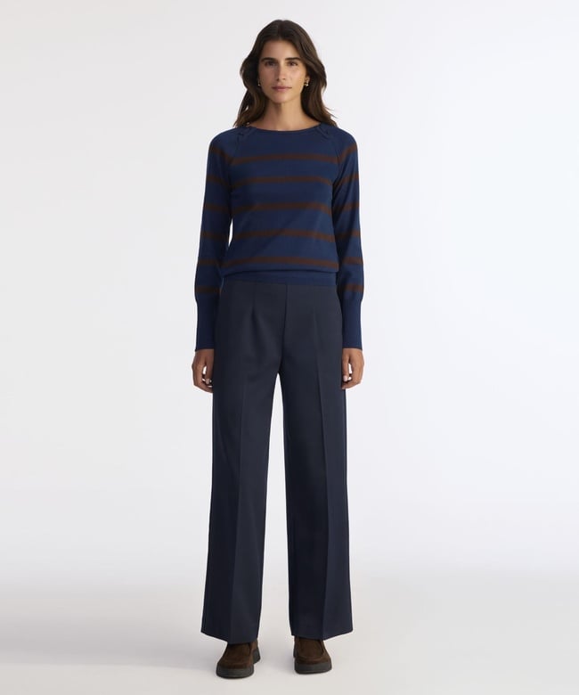  YARGICI Regular Kayık Yaka Uzun Kol Kazak