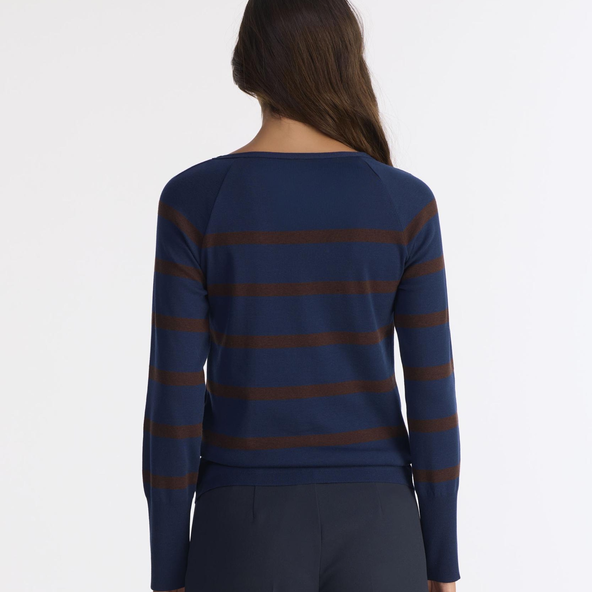 YARGICI Regular Kayık Yaka Uzun Kol Kazak