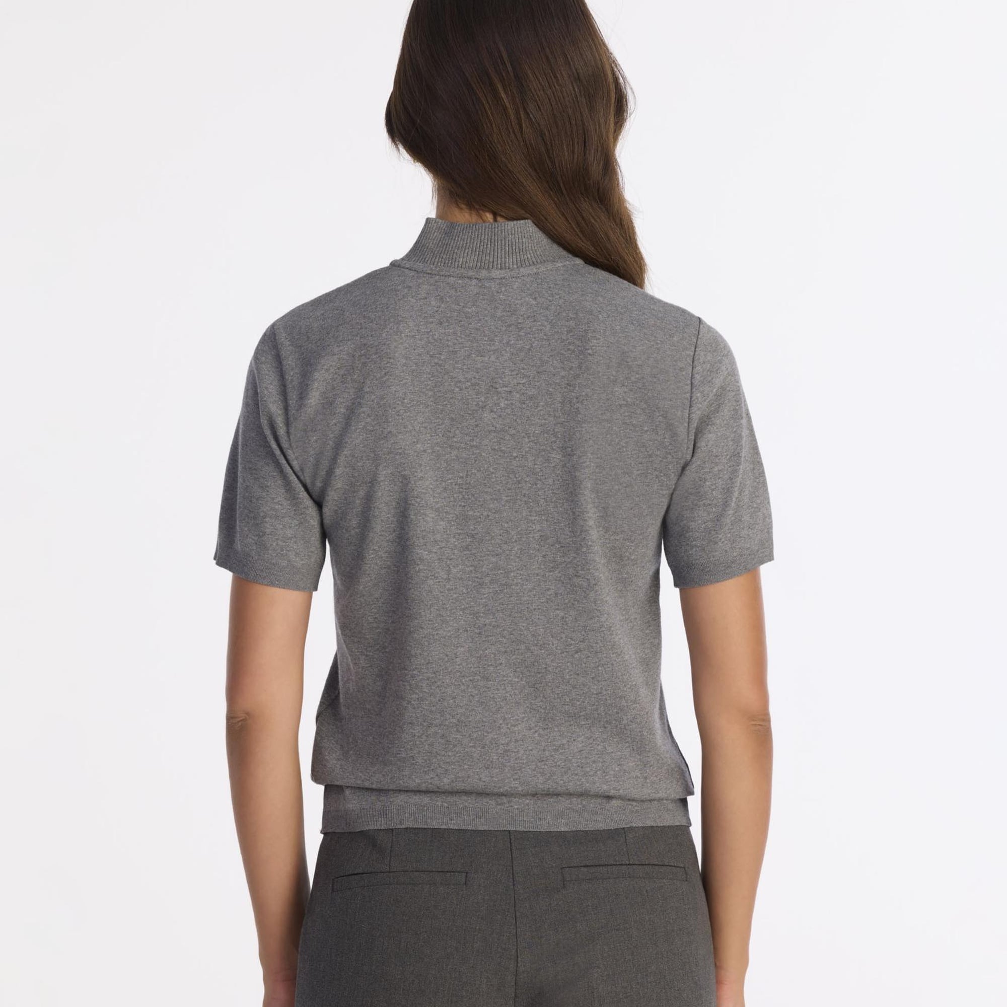 YARGICI Regular Yarım Balıkçı Yaka Kısa Kol Kazak