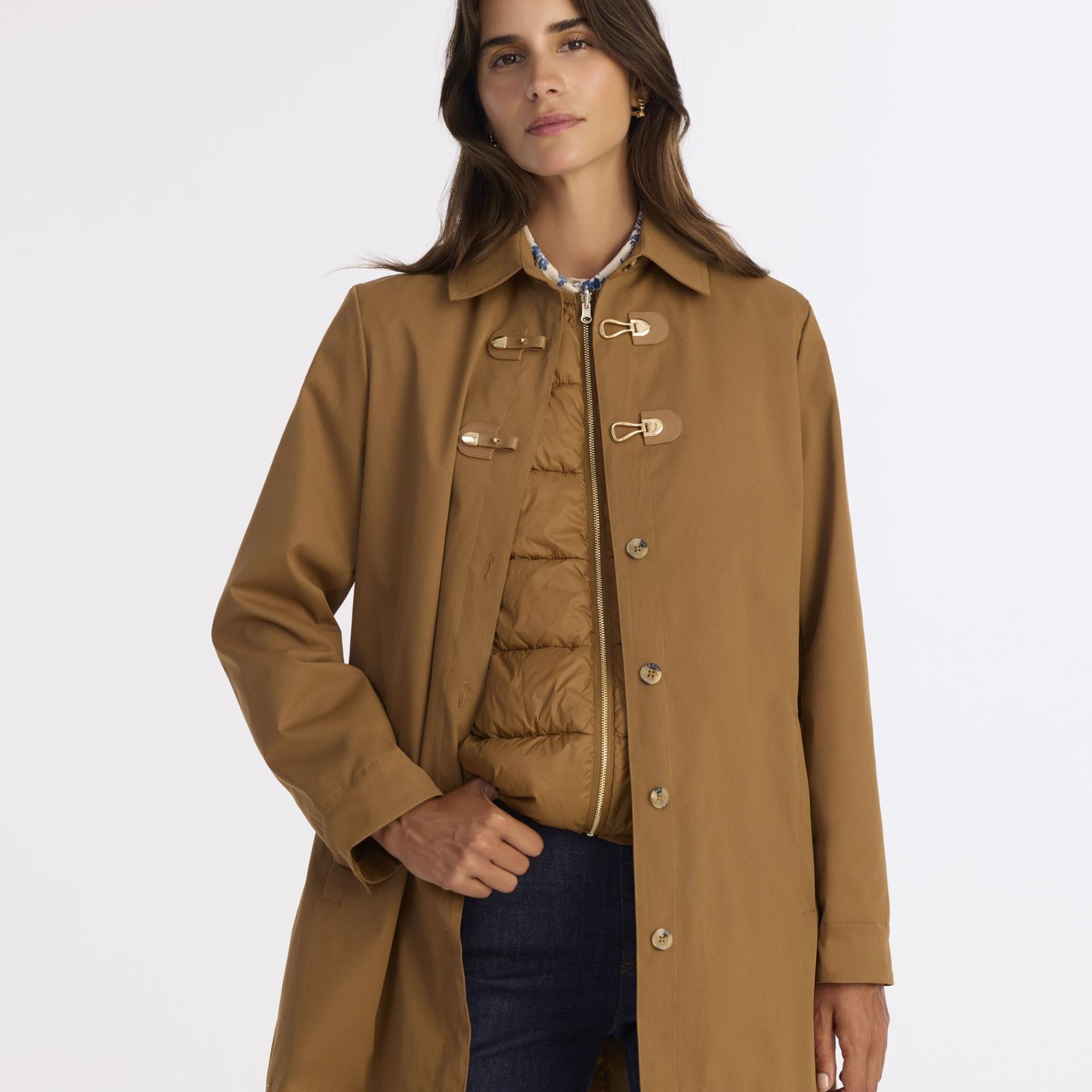 YARGICI Regular Gömlek Yaka Uzun Kol Pardösü