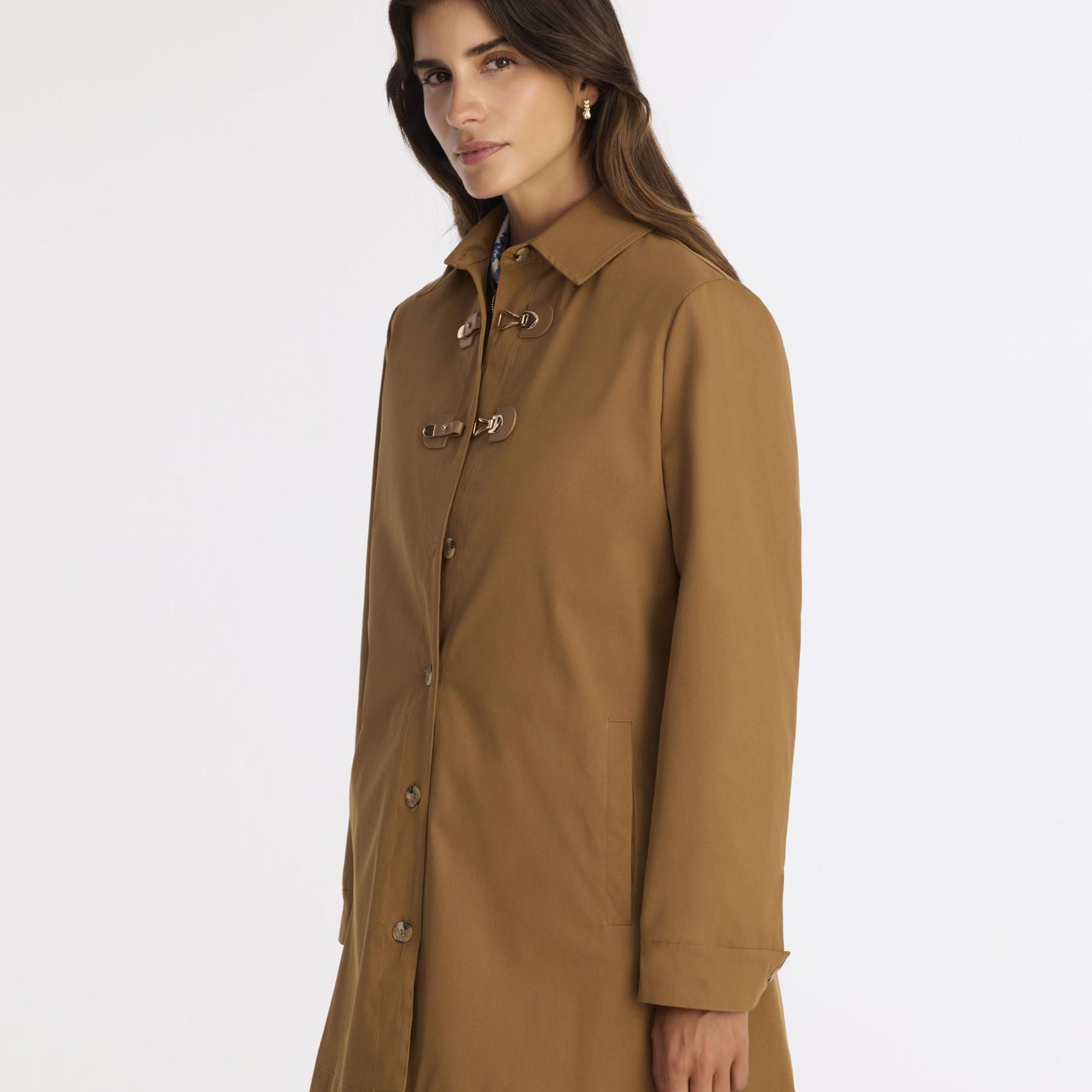 YARGICI Regular Gömlek Yaka Uzun Kol Pardösü