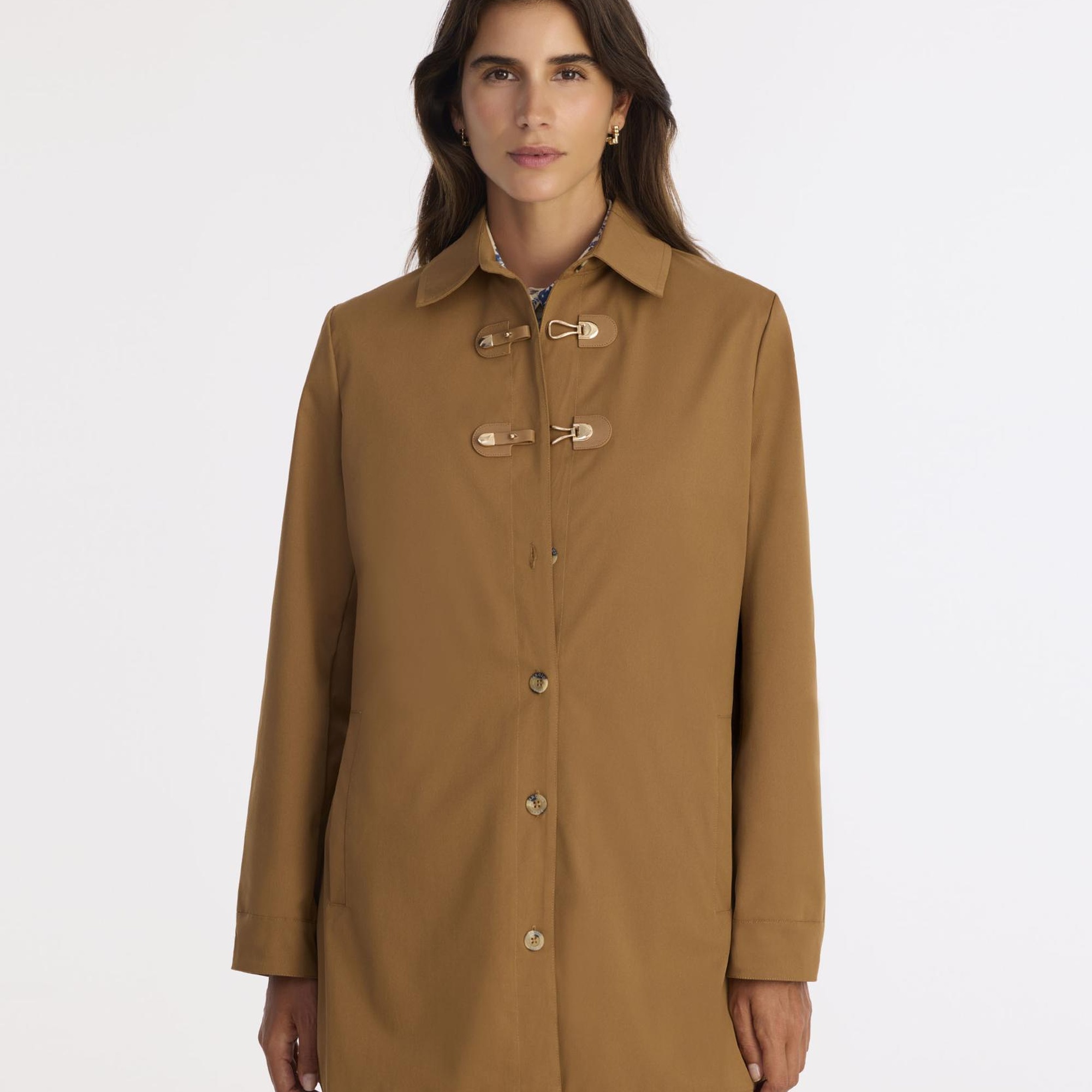 YARGICI Regular Gömlek Yaka Uzun Kol Pardösü