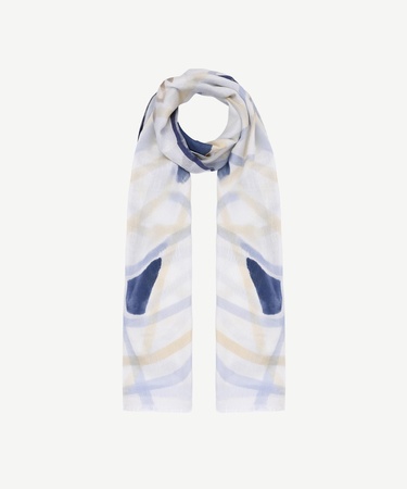  YARGICI El Boyaması Ve Tensel Karışımlı Yün Şal