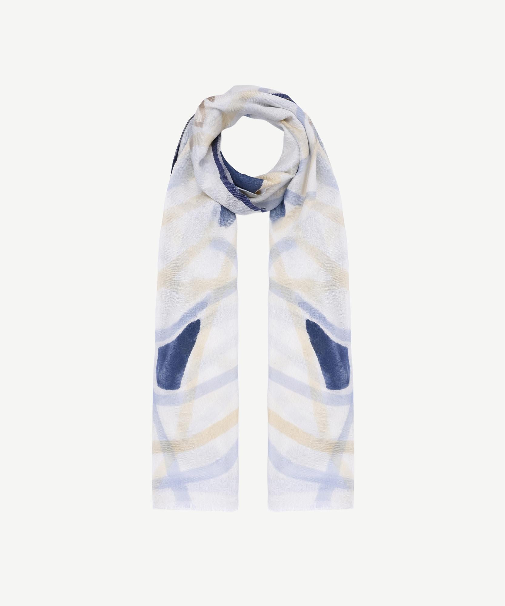  YARGICI El Boyaması Ve Tensel Karışımlı Yün Şal