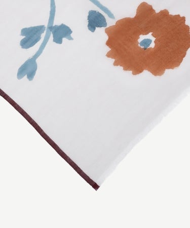  YARGICI El Boyaması Ve Kaşmir Karışımlı Yün Şal