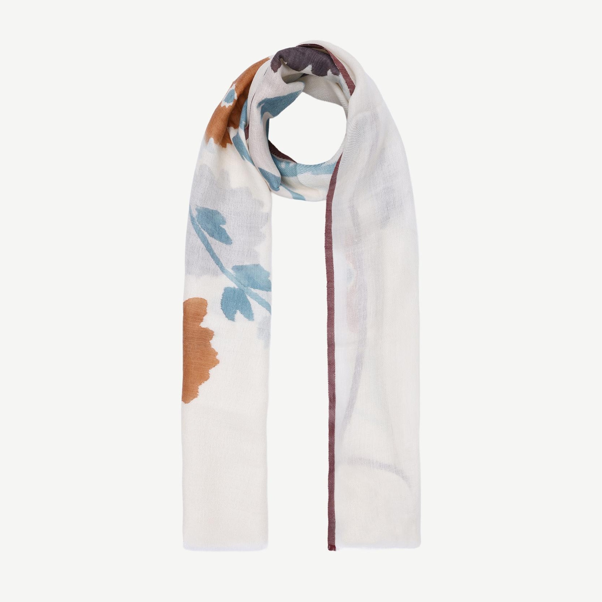 YARGICI El Boyaması Ve Kaşmir Karışımlı Yün Şal