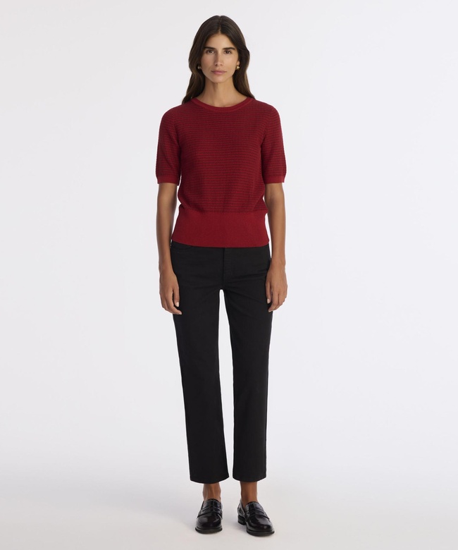  YARGICI Regular Bisiklet Yaka Kısa Kol Kazak