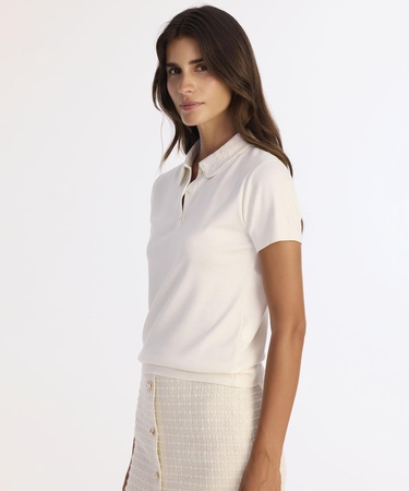  YARGICI Regular Polo Yaka Kısa Kol Kazak