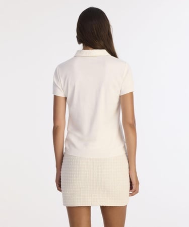  YARGICI Regular Polo Yaka Kısa Kol Kazak