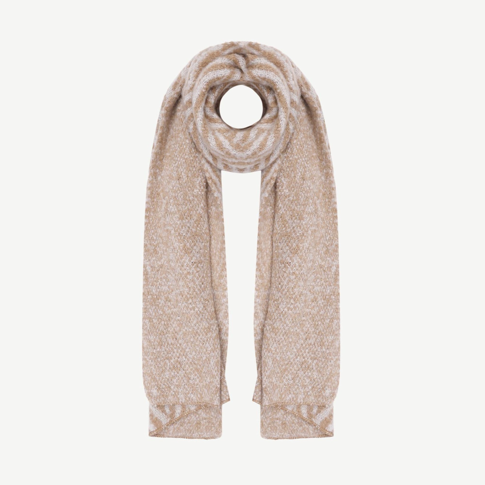 YARGICI Geometrik Desenli Atkı