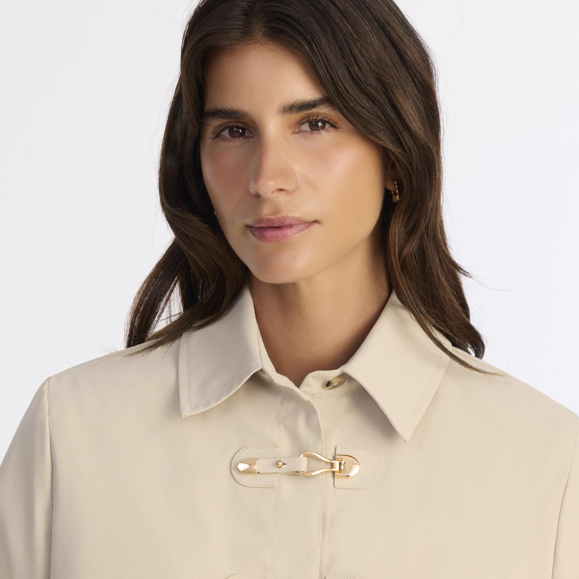 YARGICI Regular Gömlek Yaka Uzun Kol Pardösü