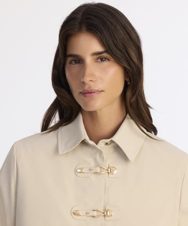  YARGICI Regular Gömlek Yaka Uzun Kol Pardösü