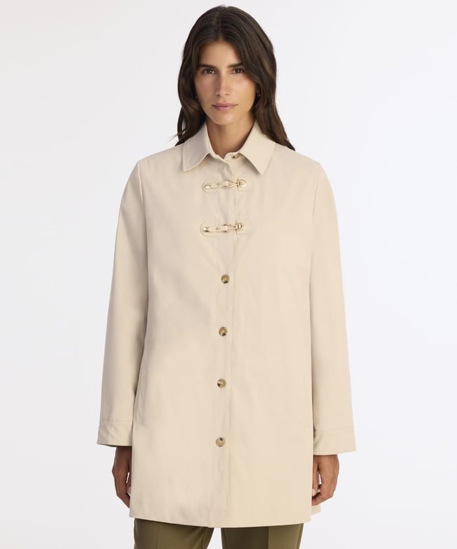  YARGICI Regular Gömlek Yaka Uzun Kol Pardösü