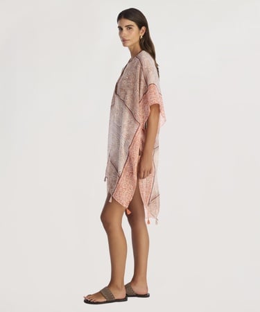  YARGICI Püskül Detayli Beachwear Tunik