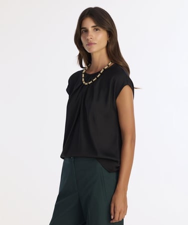  YARGICI Regular Bisiklet Yaka Kısa Kol Bluz