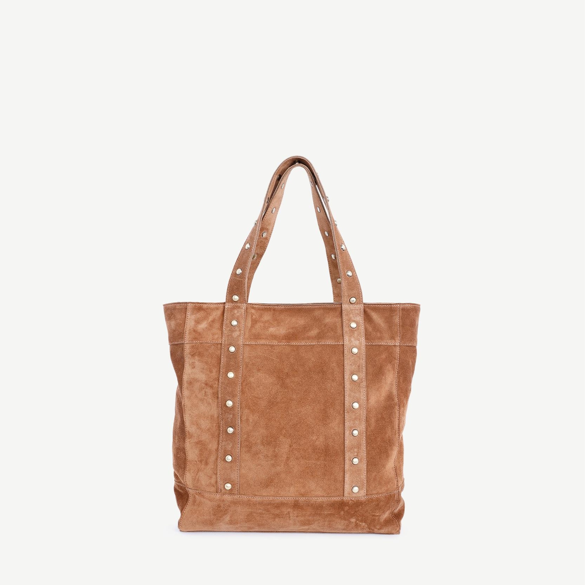 YARGICI Trok Detaylı Süet Deri Omuz Çantası