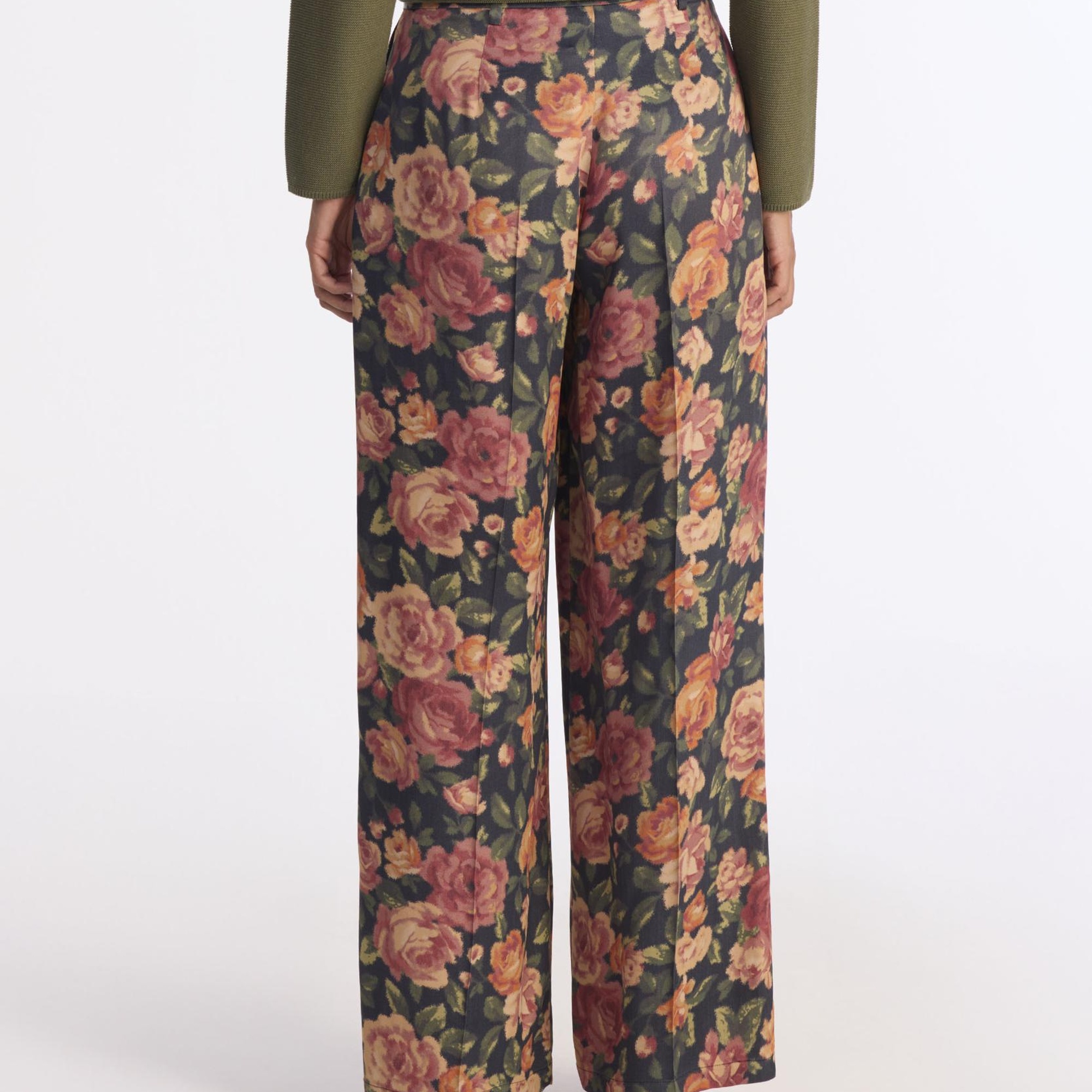 YARGICI Geniş Yüksek Bel Pantolon