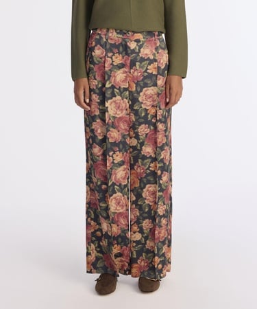  YARGICI Geniş Yüksek Bel Pantolon