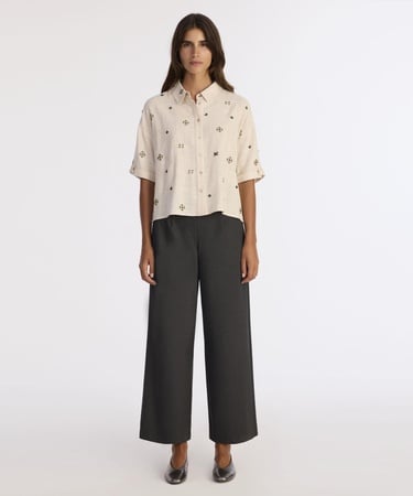  YARGICI Wide Leg Yüksek Bel Pantolon