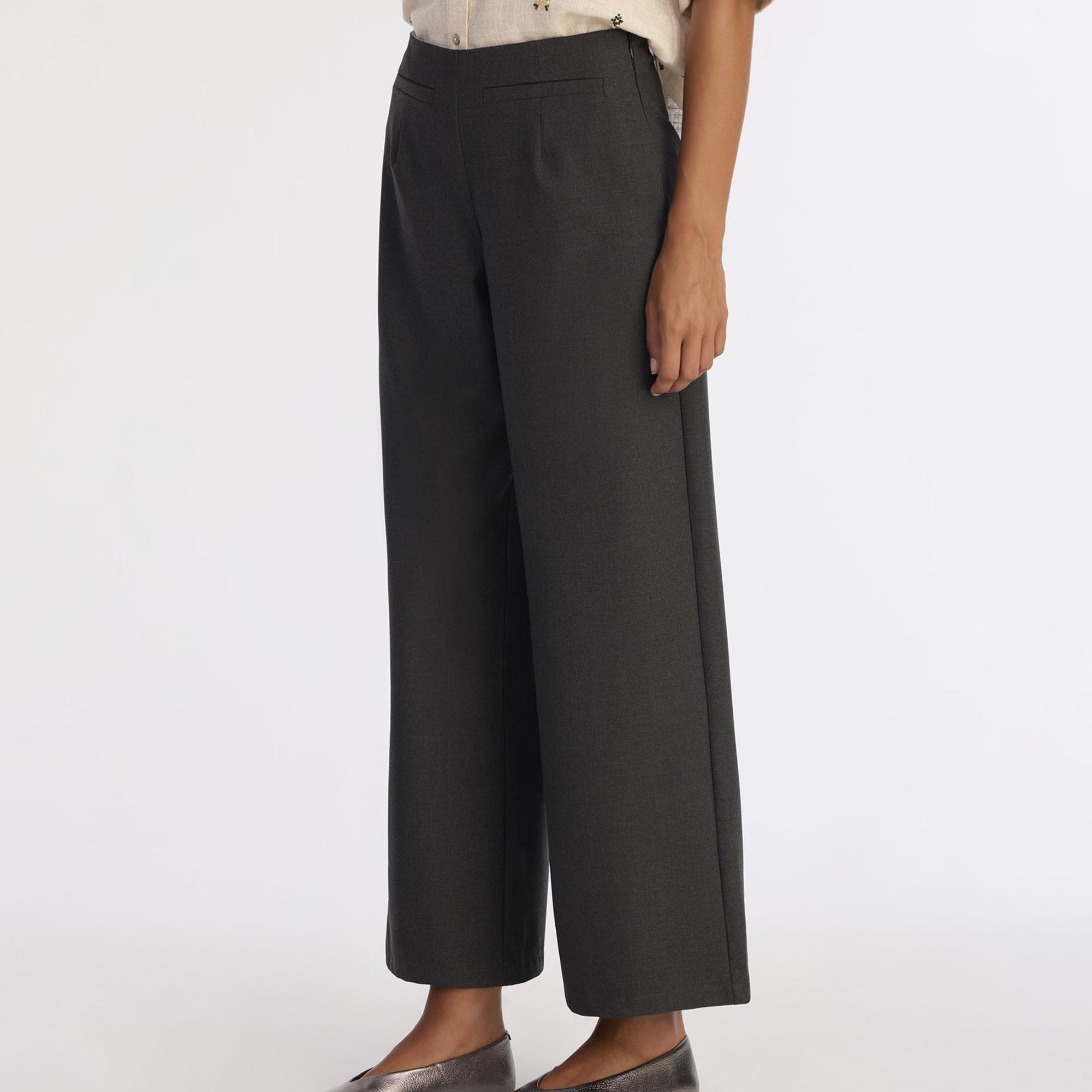 YARGICI Wide Leg Yüksek Bel Pantolon