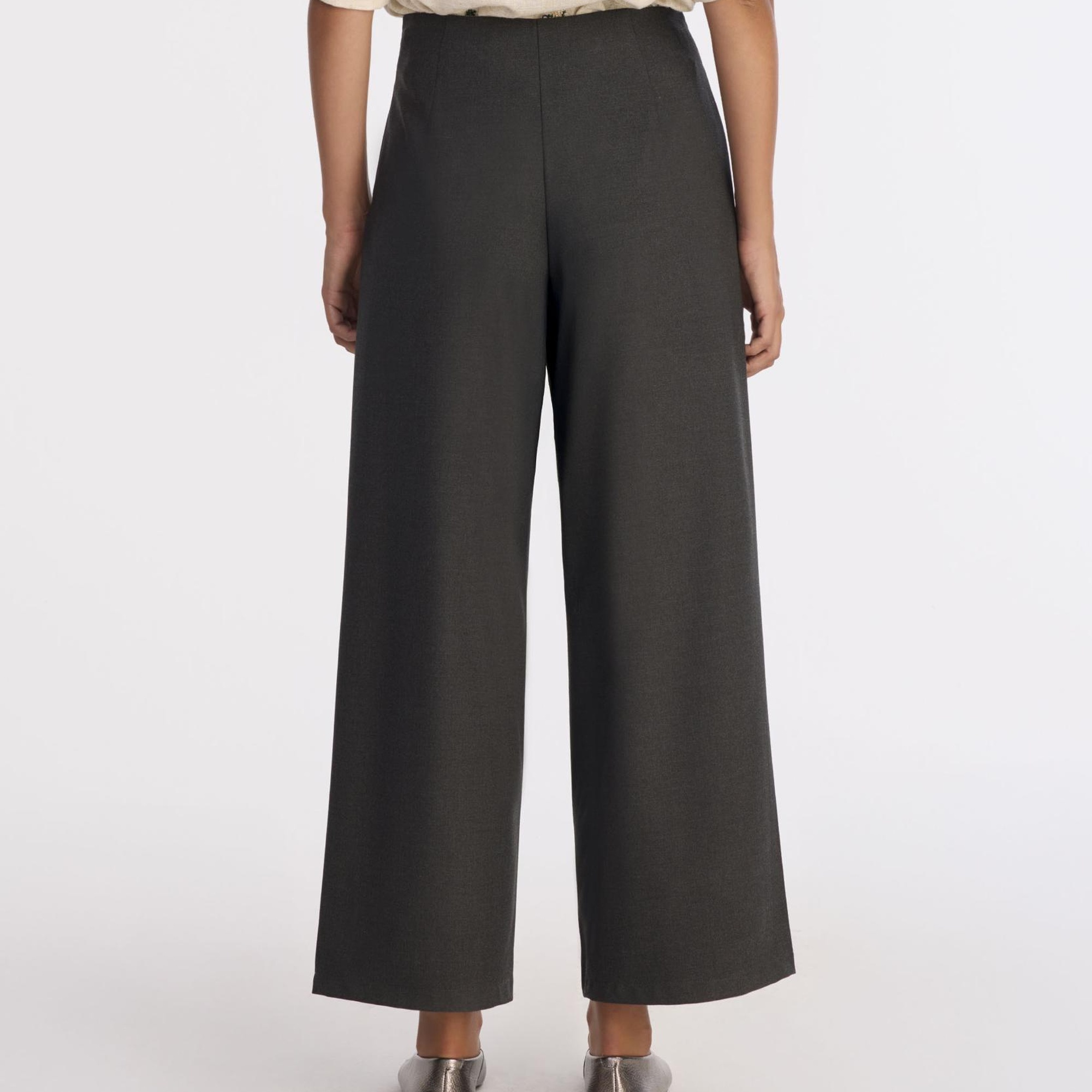 YARGICI Wide Leg Yüksek Bel Pantolon