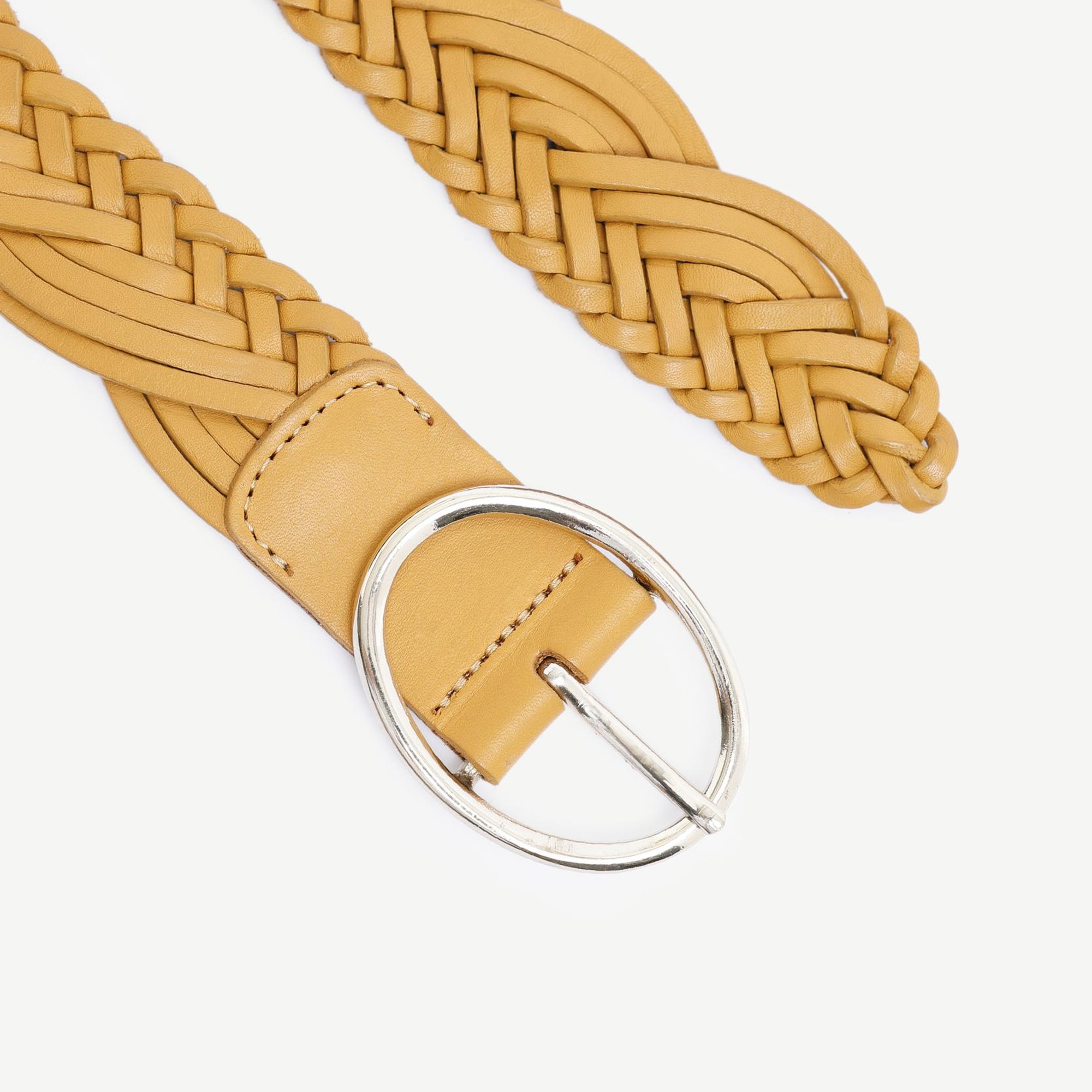 YARGICI Örgü Deri Kemer