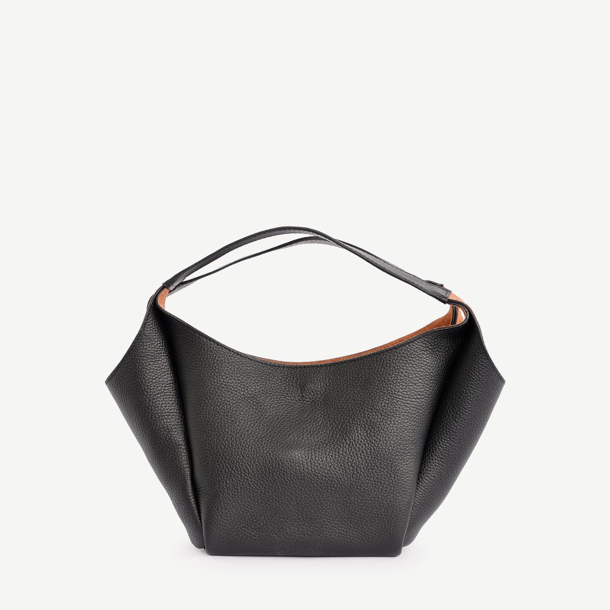 YARGICI Alcantara Astarlı Küçük Deri El Çantası