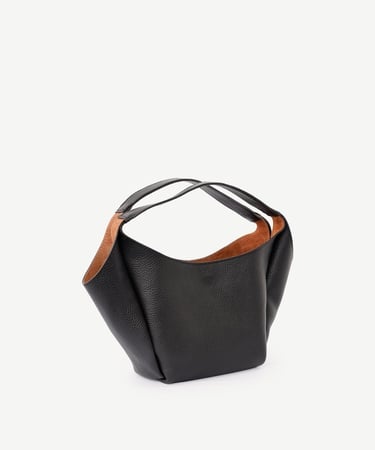  YARGICI Alcantara Astarlı Küçük Deri El Çantası