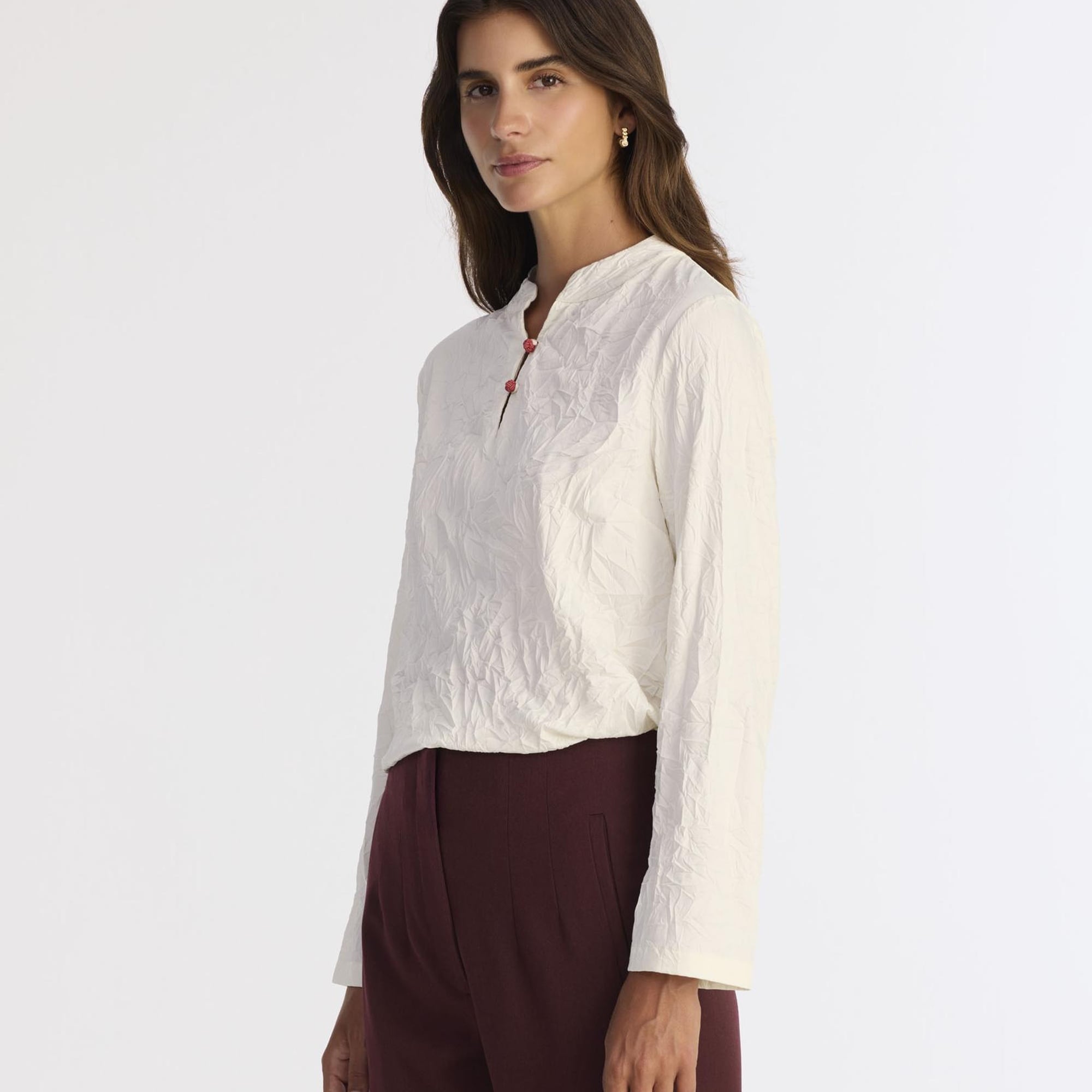 YARGICI Regular Hakim Yaka Uzun Kol Bluz