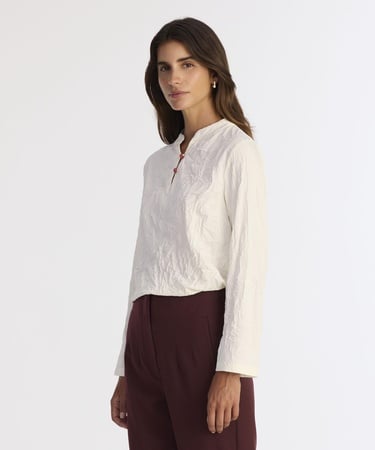  YARGICI Regular Hakim Yaka Uzun Kol Bluz