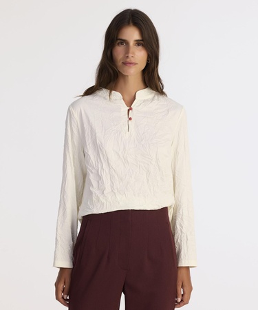  YARGICI Regular Hakim Yaka Uzun Kol Bluz