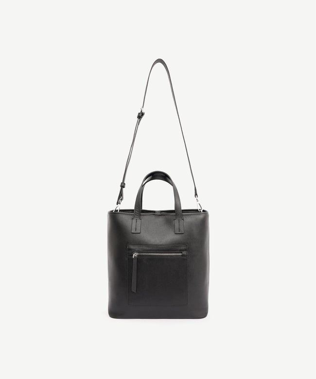  YARGICI Fermuarlı Deri El Çantası