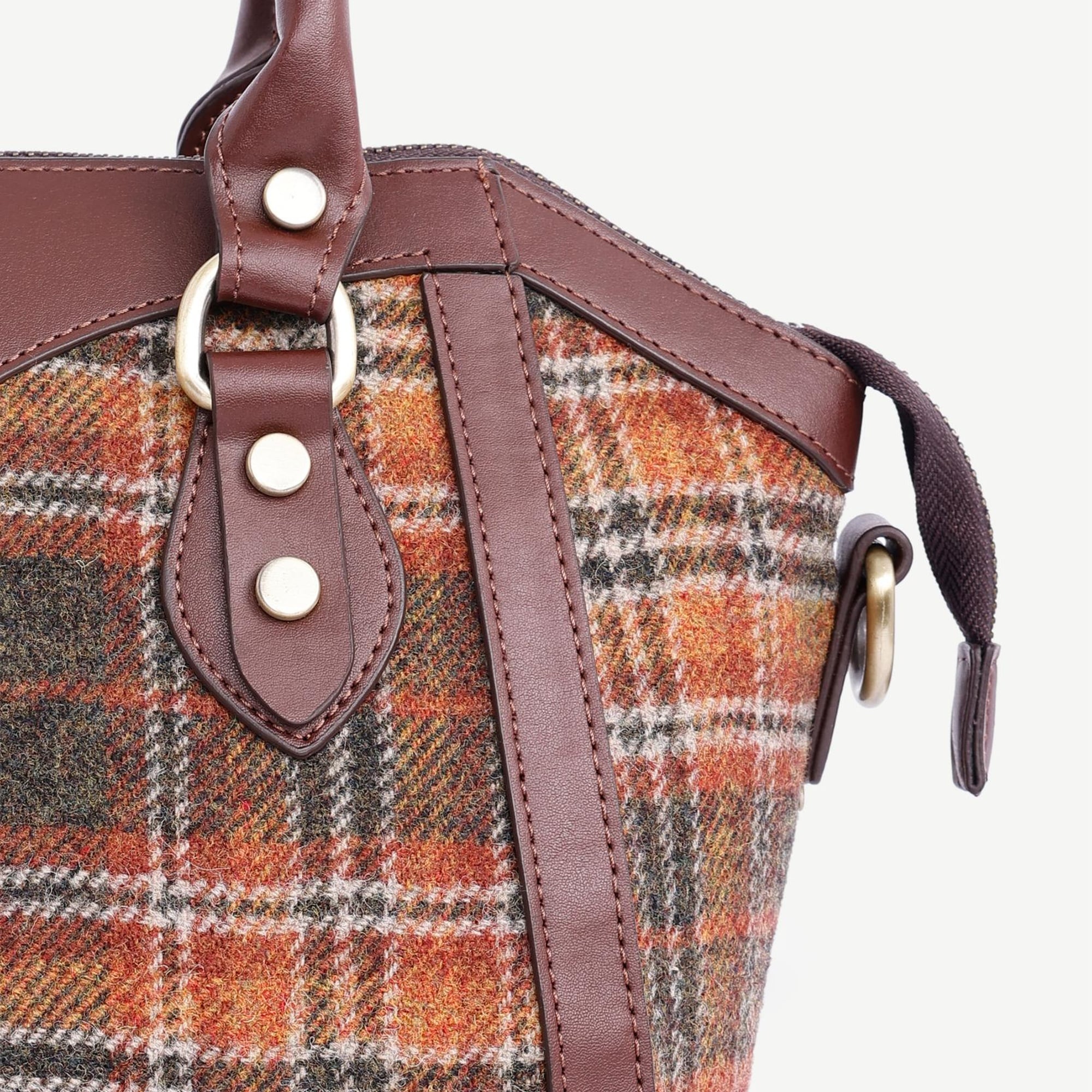 YARGICI Ekose Desenli El Çantası